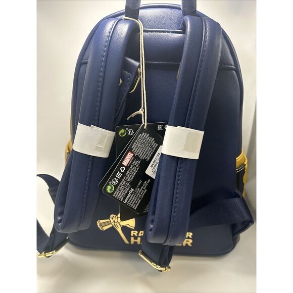 Loungefly Thor: Love and Thunder Glow-in-Dark Cosplay Mini Backpack Purse NWT - Picture 8 of 16